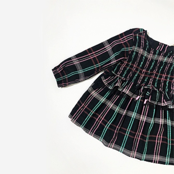 Jessica Simpson Baby Girl Plaid Dress - Picture 2 of 3